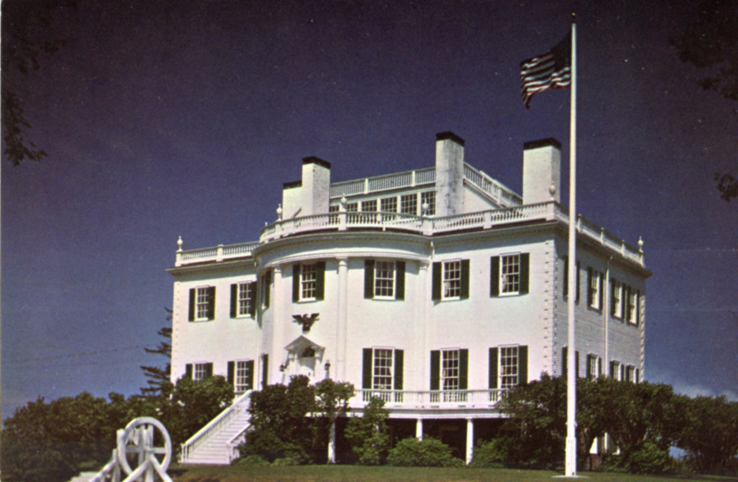 Montpelier Knox Mansion THOMASTON MAINE Vintage Postcard ©1970's