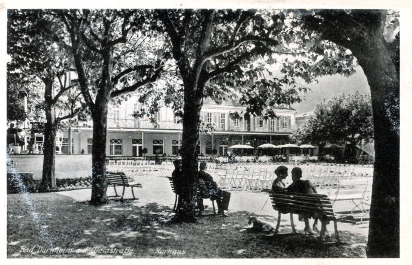 BAD DÜRKHEIM GERMANY an der Weinstraße Kurhaus Real Photo Postcard