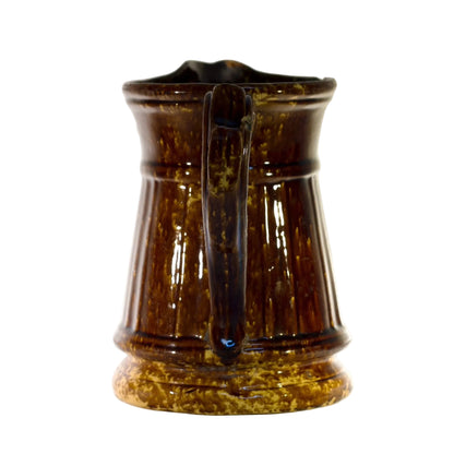 Antique AMERICAN ROCKINGHAM PITCHER Circa 1865 - 1900