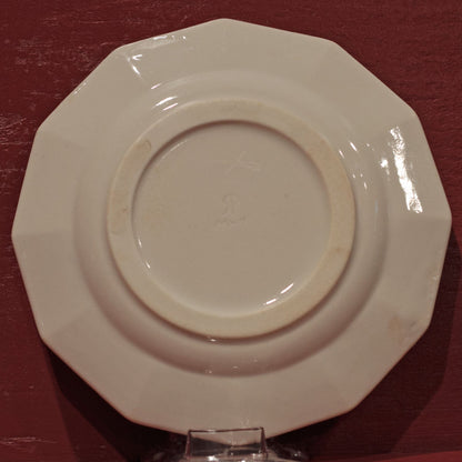 BLUE SAILING SHIPS 6 ½” BREAD PLATE by Rookwood Pottery Cincinnati Ohio