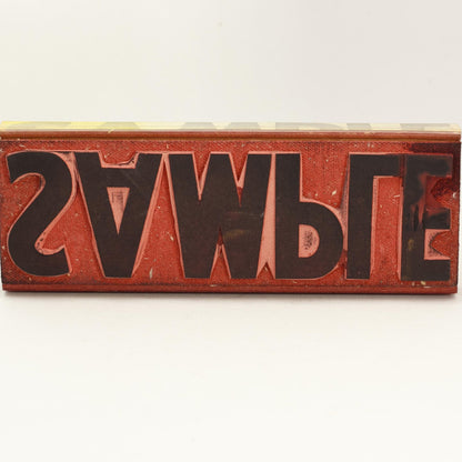 VINTAGE ELECTION RUBBER STAMP for Sample Ballots