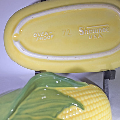 SHAWNEE Pottery CORN KING Covered Butter Dish