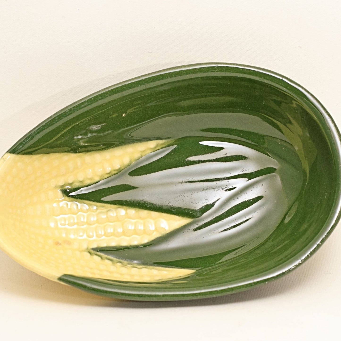 SHAWNEE Pottery QUEEN CORN Oval Fruit Bowl