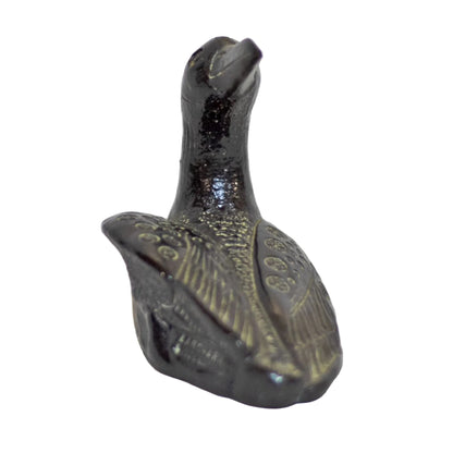 Vintage THE AARDIK COLLECTION Black Soapstone Canadian Loon Circa 1970s