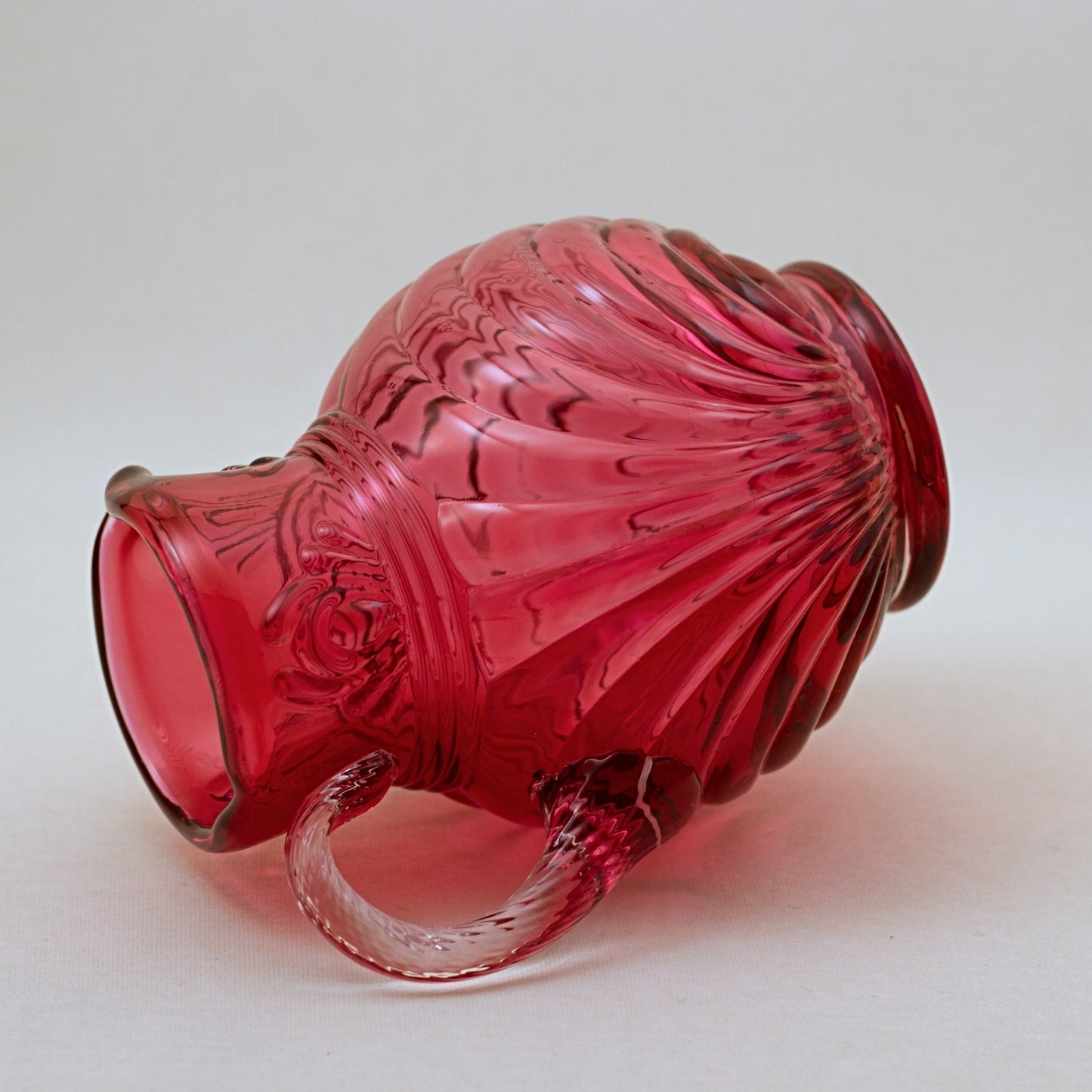 FENTON CRANBERRY GLASS Caprice Pitcher