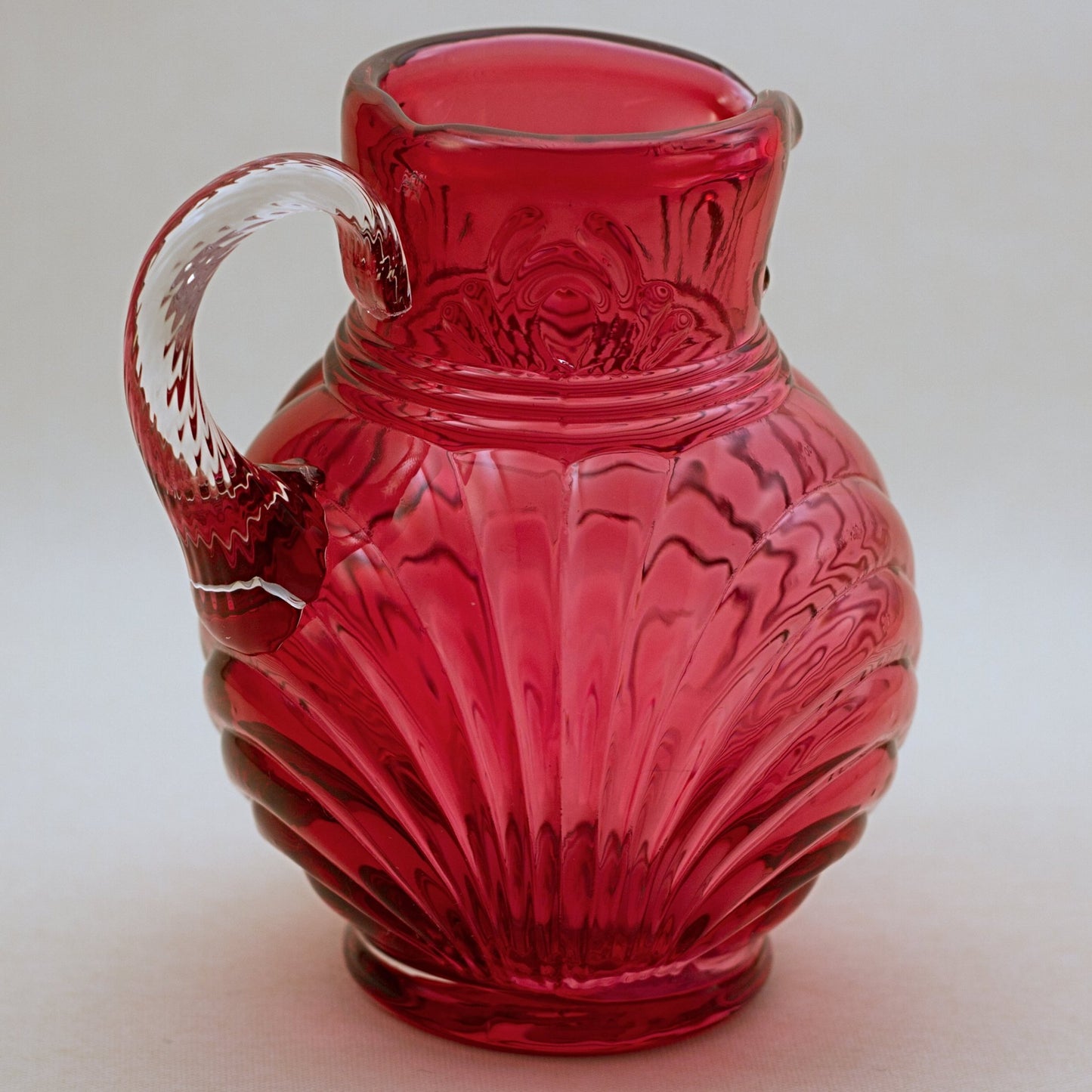 FENTON CRANBERRY GLASS Caprice Pitcher