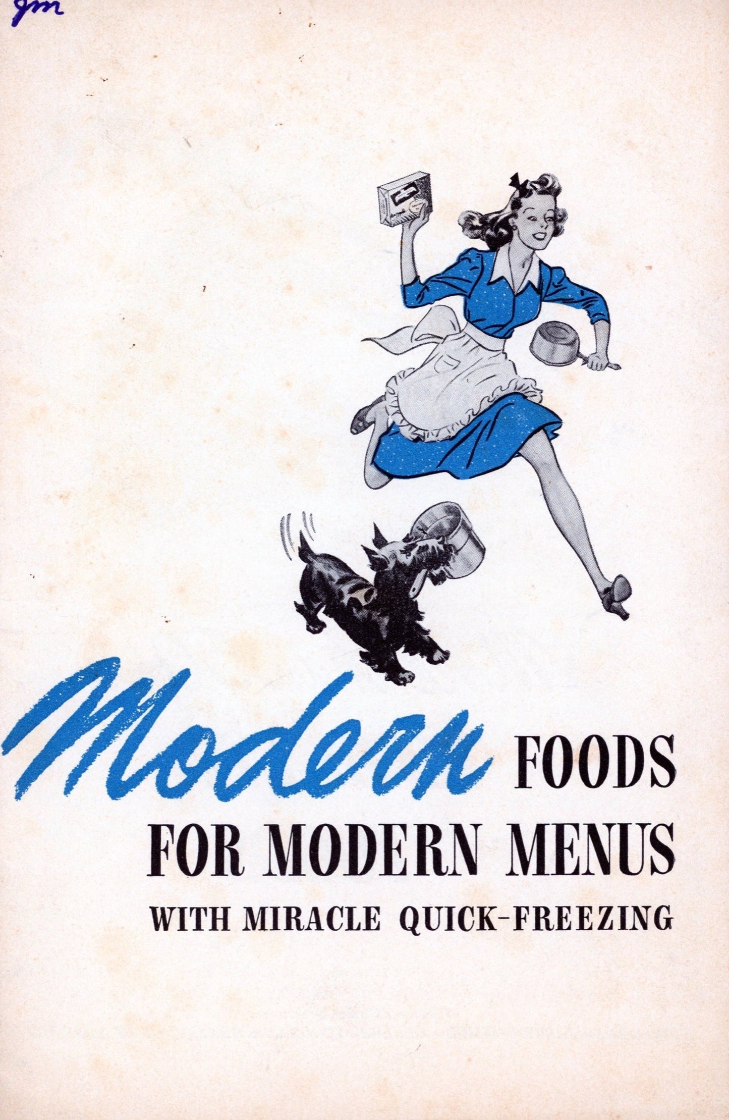 MODERN FOODS FOR MODERN MENUS Vintage Recipe Book Published by Birds Eye Brand Circa 1942